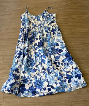 H&M Linen Floral Dress thumbnail 1