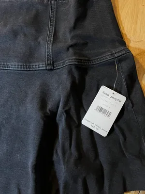 Free People Size 2 Women's Highlands Denim Skirt Black BNWT thumbnail 9