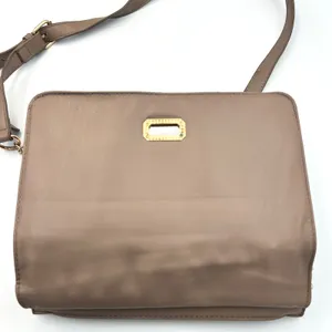 Badgley Mischka Quilted Crossbody Bag Women‎ Small Taupe Gold Studded Glam Purse thumbnail 13