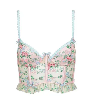For Love & Lemons Swaying Rose Bustier thumbnail 1
