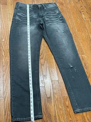 Classic Black Straight Leg Jeans for Women thumbnail 1