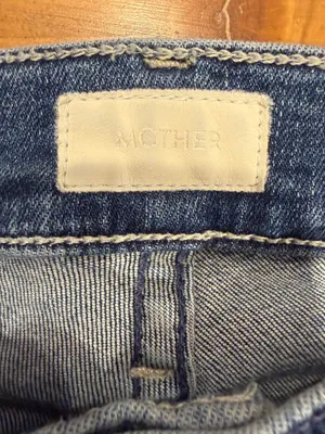 Mother The Weekender Fray Groovin Blue Flare Wide Leg Jeans Women's Size 26 thumbnail 3