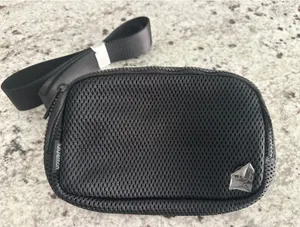 NWT New Lululemon Everywhere Belt Bag Knit Mesh Black Crossbody Waist Fanny Pack thumbnail 1