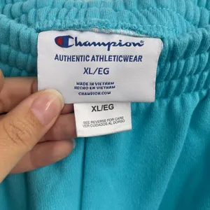 Champion XL Teal Aqua Fleece Shorts Elastic Waist Comfy Lounge Shorts Sweat Gym thumbnail 3