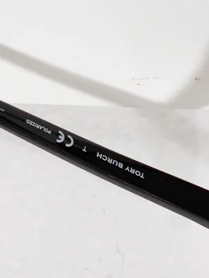 Tory Burch Sunglasses TY7134U 56 Black T Logo Gold Hardware thumbnail 5