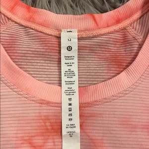 Lululemon Swiftly Tech 2.0 short sleeve top in raspberry cream marble dye 12 thumbnail 7