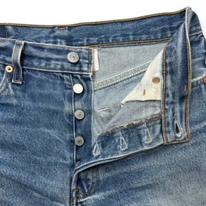 Levi's | W31 | 501 Button-Fly Medium Wash 2-Inch Inseam Cut-Off Jean Shorts thumbnail 2