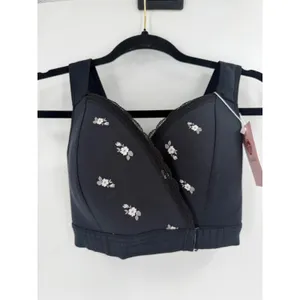 NWT FionaBra Front Wrap Closure Women XS‎ Black Floral Adaptive Comfort thumbnail 6