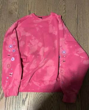 PacSun Tie Dye Butterfly Sweatshirt thumbnail 1