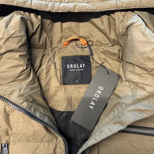Orolay Slant Pocket Zip Up Puffer Down Coat Army‎ Green Hooded Winter Parka NWT thumbnail 7