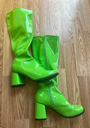 Green Go Go Boots Size 7 thumbnail 1