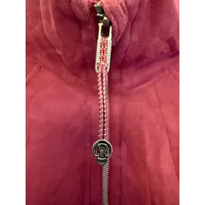 Lululemon Scuba Oversized Half-Zip Hoodie Red‎ Merlot M/L Burgundy Sweatshirt thumbnail 6