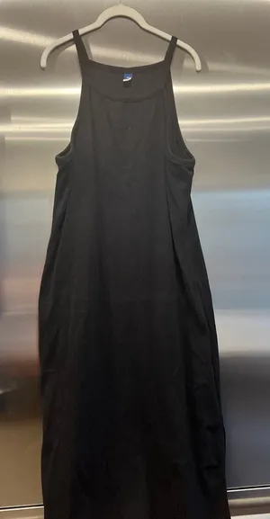 Old‎ navy black waffle maxi dress xxl thumbnail 1