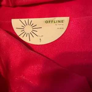 Aerie | Offline High Rise Hot Pink Glitter Long Bike Shorts Size Large NWT thumbnail 7