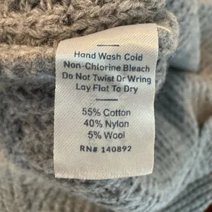 Marine Layer Gray Knit Comfy Casual Women's Cozy Sweater thumbnail 8