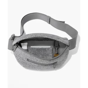Dagne Dover Ace Fanny Pack Unisex S/M Heather Grey Good Neoprene Waist Bag thumbnail 2