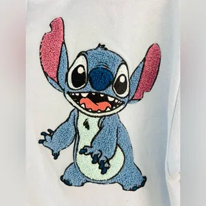 Disney Stitch Women’s Blue Full Zip Character Sweatshirt Hoodie medium size thumbnail 2