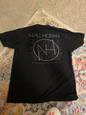 Niall Horan Tour Tshirt Black Size L thumbnail 2