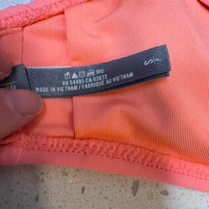 Aerie‎ Women Neon Pink Ruffle Scoop Neck Bikini Top Small S Tie Back Swimwear thumbnail 7