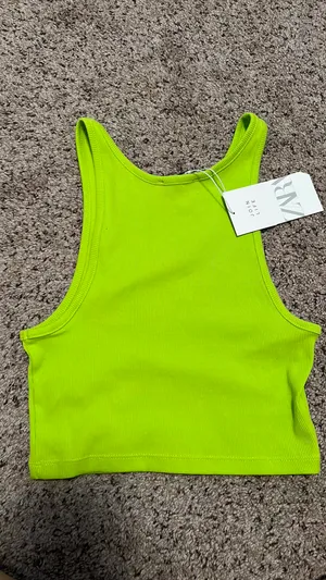 Zara Ribbed Crop Top thumbnail 4