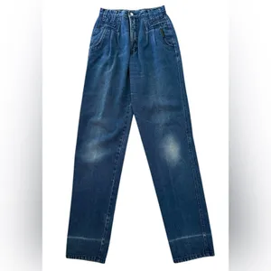 Rockies Vintage Western High Waist Bareback Pleated Denim Jeans 9/10 (26 x 34.5) thumbnail 3