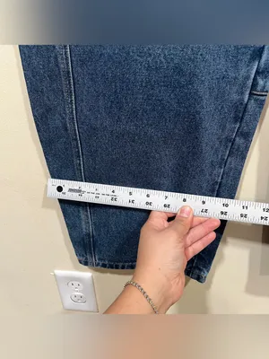 AELFRIC EDEN BAGGY BARREL JEANS women’s size 26 ballon jeans denim thumbnail 4
