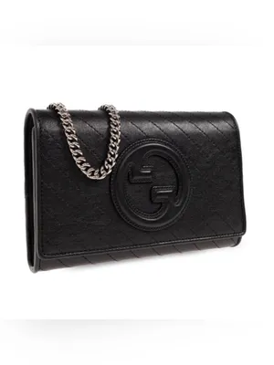 GUCCI Blondie GG logo quilted leather wallet on chain crossbody bag thumbnail 3