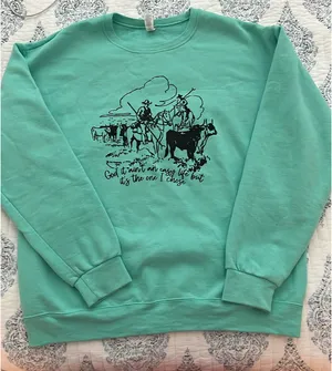 Jerzees Western Graphic Crewneck thumbnail 1