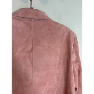 American Vintage Vtg pink suede leather jacket thumbnail 3