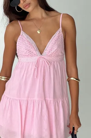 Princess Polly Pink Mini Dress thumbnail 1