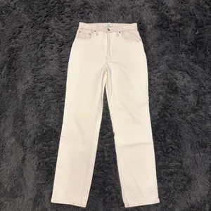 Abercrombie & Fitch faux leather top High Rise Cream 90s ultra highrise Jean 27 thumbnail 3