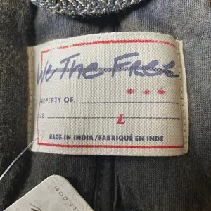 NWT Free People Dolman Quilted Textured Denim Jacket thumbnail 8