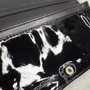 Coach Black Patent Leather Wristlet thumbnail 5