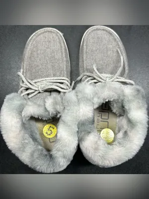Hey Dude Women’s Size 5 Britt Coffee Dye Faux Fur Lined Cozy Booties thumbnail 5
