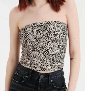 Leopard Print Tube Top thumbnail 1