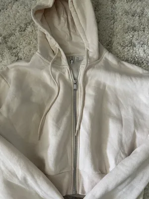 H&M Cropped Zip Up Hoodie thumbnail 2