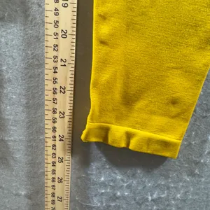 1674 | Alphalete Amplify Seamless Scrunch‎ Workout Leggings Yellow Womens M thumbnail 4