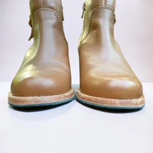 Old Money Clarks Clarkdale Dawn Tan Leather Chelsea Block Heel Ankle Boots 7M thumbnail 12