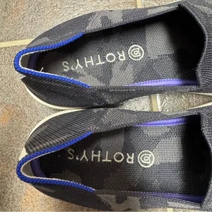 Rothy’s The Original Sneakers Slip On Shoes Camouflage Camo Gray Grey 10 thumbnail 10