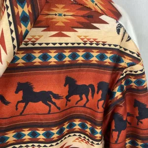 Horse Equestrian Dreamcatcher Western Print Long Sleeve Hoody Sweatshirt Top S thumbnail 5