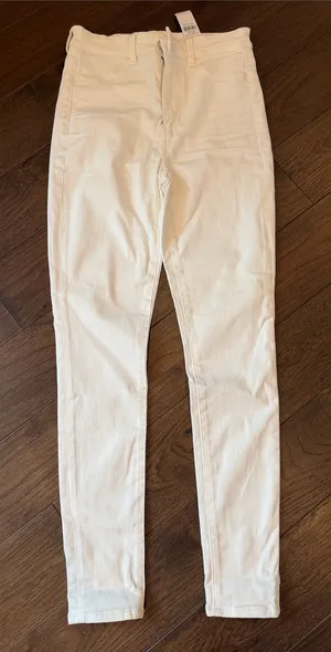 American Eagle Highest Rise Jegging White Next Level Stretch Size 4/27 NWT C70-1 thumbnail 1