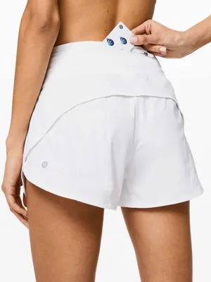 lululemon speed up short white 4” long updated fit 4 W7AVLT thumbnail 1