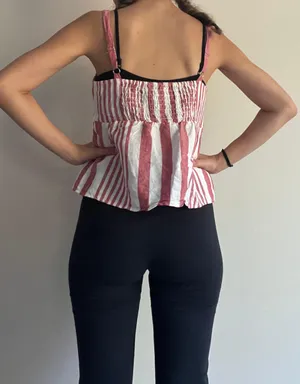 Rails Red Striped Tank Top thumbnail 4