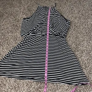5/$30 🎈 Ultra‎ flirt XL black and white striped dress thumbnail 6
