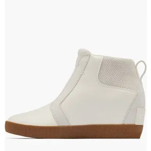 Sorel Out N About Wedge Leather Bootie, Ankle Boots White/Sea Salt, Size 8, NWT‎ thumbnail 7