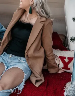 Women’s blazer Brown thumbnail 1