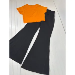 NWT/NWOT Aerie Cropped Tee & OG Foldover Hi Rise Leggings Bundle Sz M Short Sz M thumbnail 3