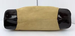 BCBG Suede Leather Tan / Brown Bag thumbnail 6