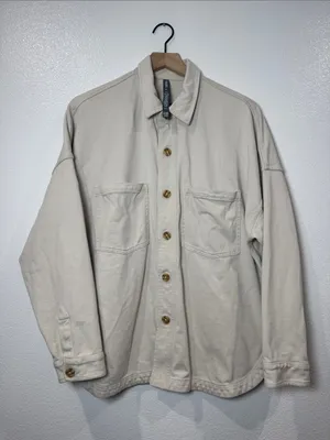 Vuori Mackenzie Shirt Jacket - Ivory/Cream size M/L thumbnail 2
