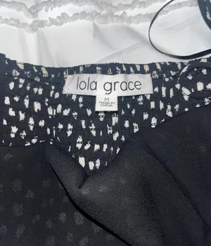 Dry Goods Lola Grace Black And White Polka Dot Dress thumbnail 4